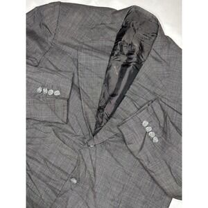 KITON 100% Cashmere Blazer Gray Plaid 52IT 42US Sport Coat Made in Italy